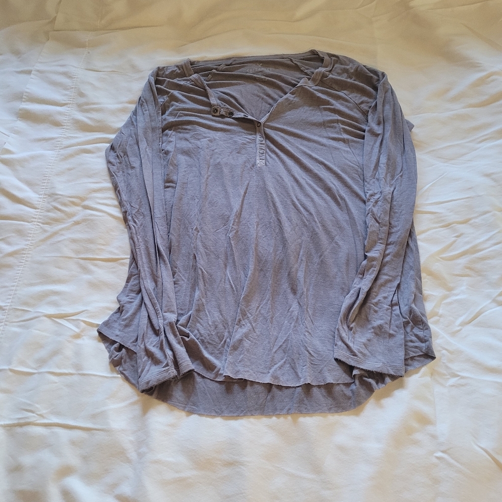 American eagle soft & sexy grey Henley